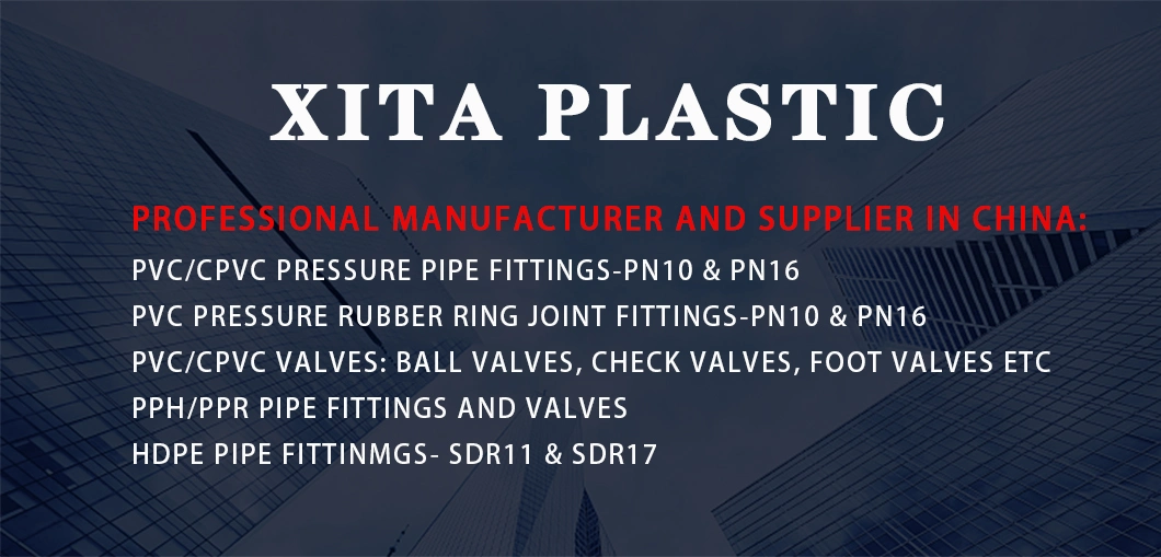 High Quality PVC Pipe Fittings-Pn10 Standard Plastic Pipe Fitting Round Cap for Water Supply