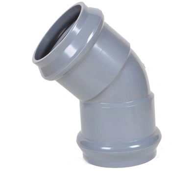 High Quality Pressure Elbow Pipe Fitting for Water Supply Rubber Ring Joint PVC Plumbing Pipe and Fittings